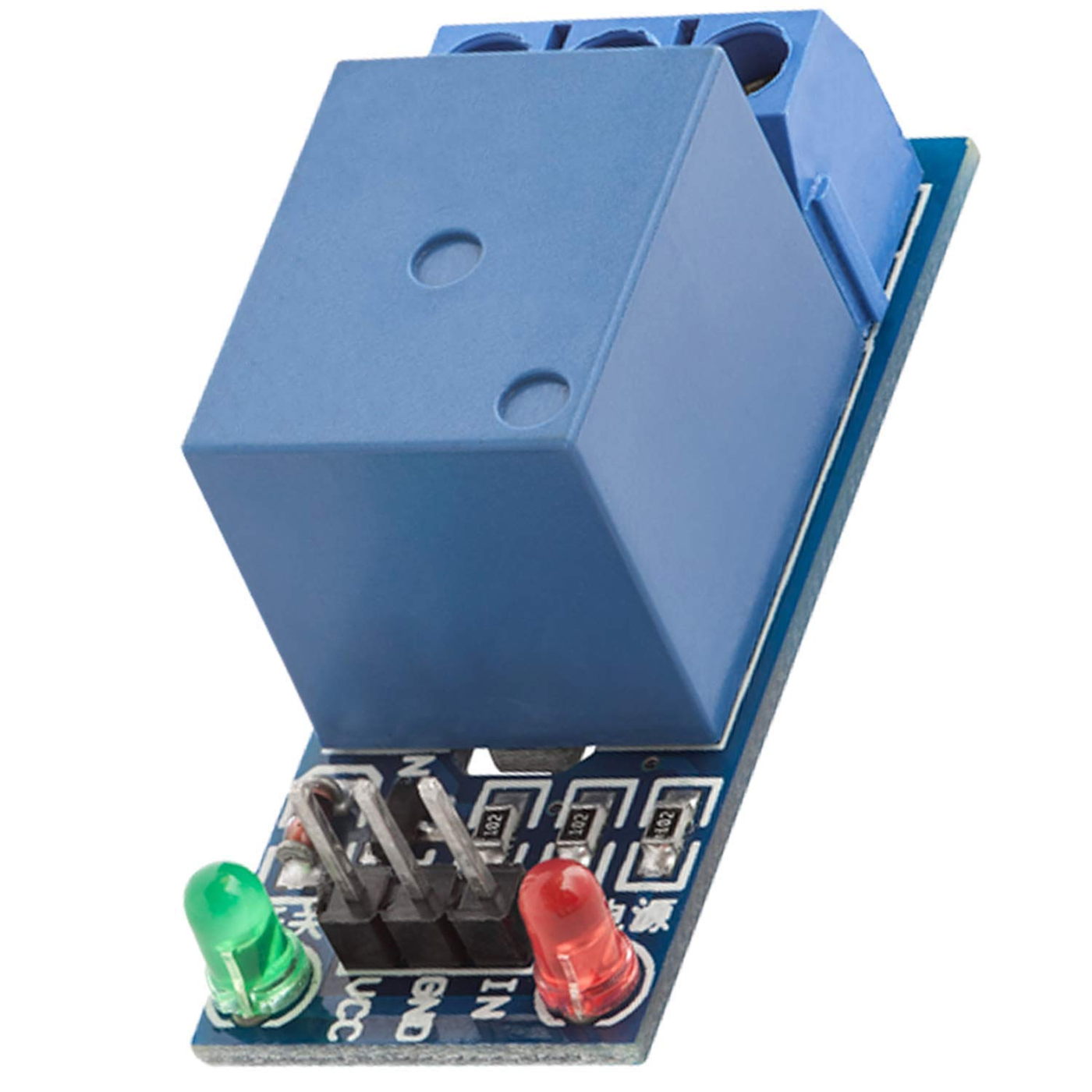1-Relais 5V KF-301 Modul Low-Level-Trigger