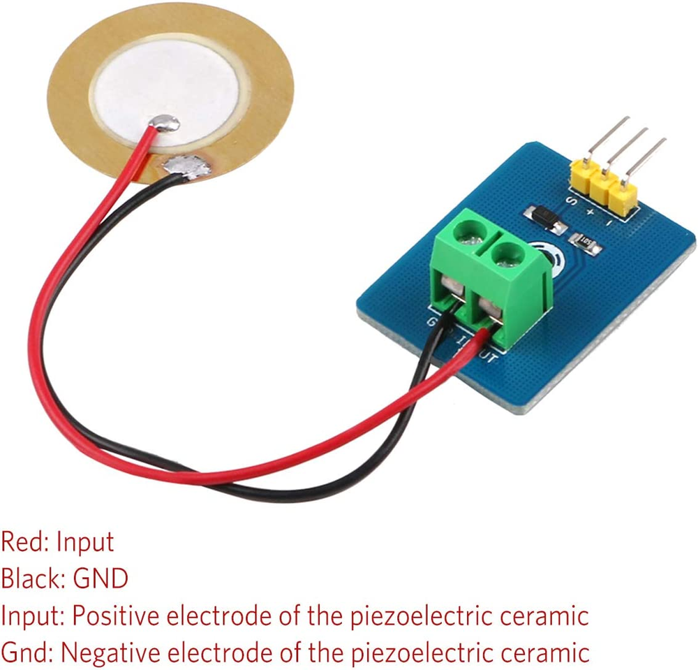 Analog Piezoelectric Ceramic Vibration Sensor